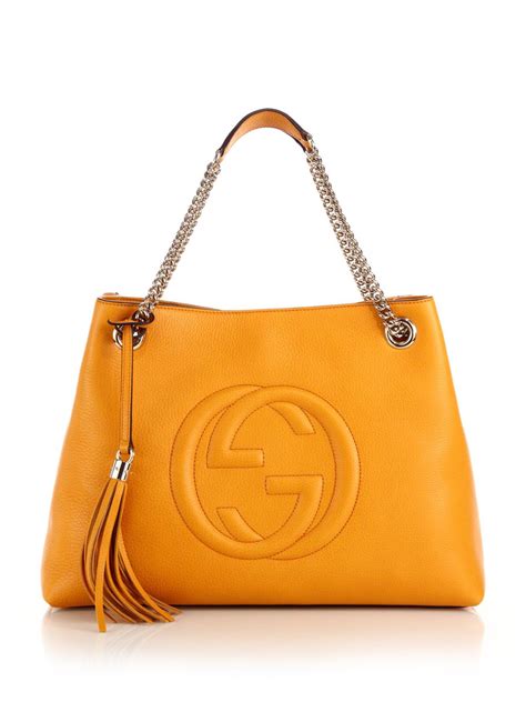 gucci yellow bag|gucci pouch farfetch.